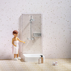 Doll house furniture & doll house accessories lundby dollhouse furniture shower set