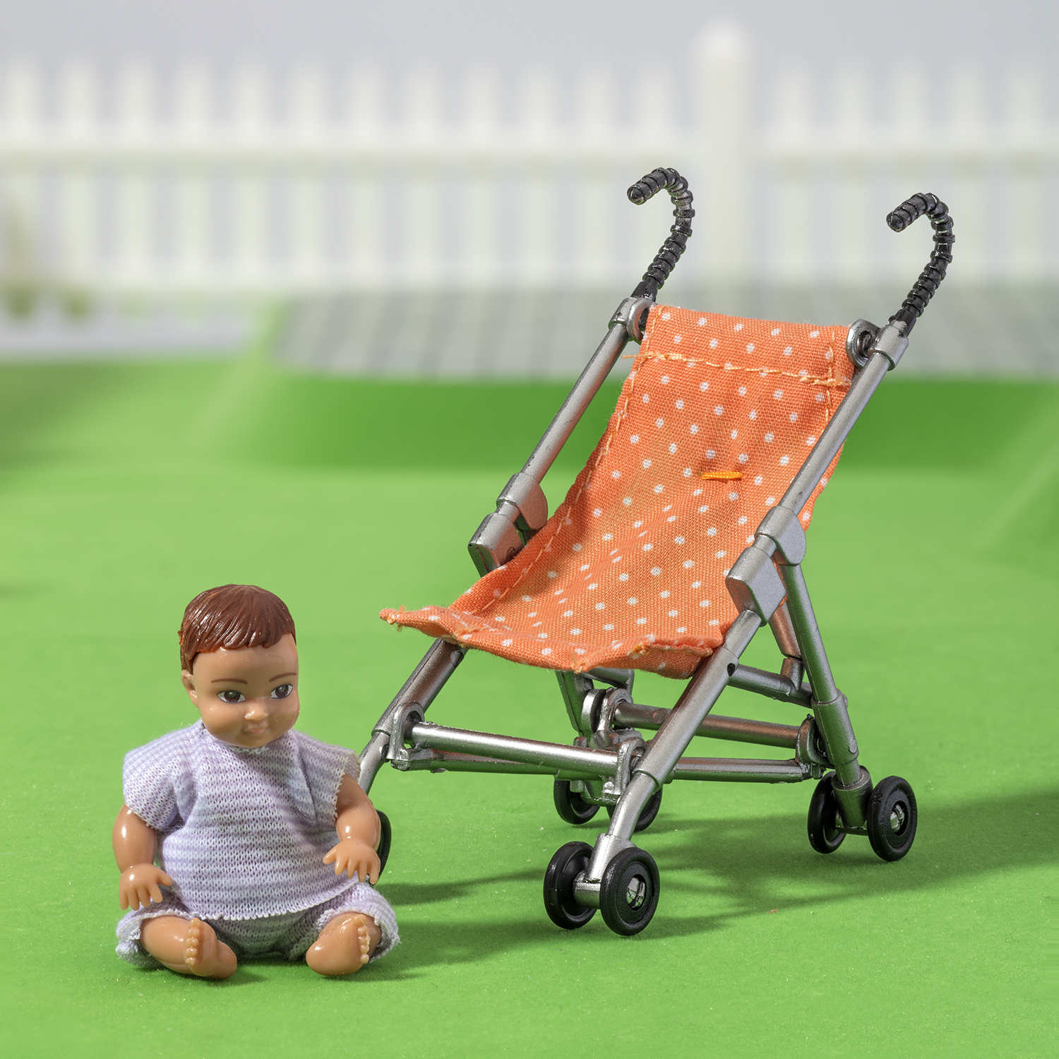 Doll house furniture & doll house accessories lundby dollhouse doll baby & pram