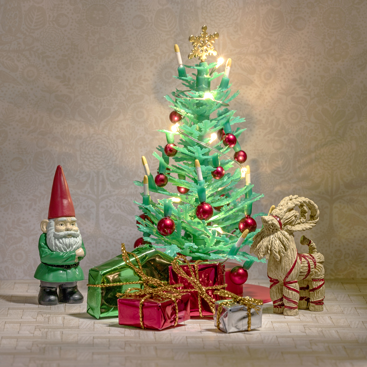 Puppenhausmöbel & Zubehörsets lundby puppenhauszubehör weihnachtsset mit licht