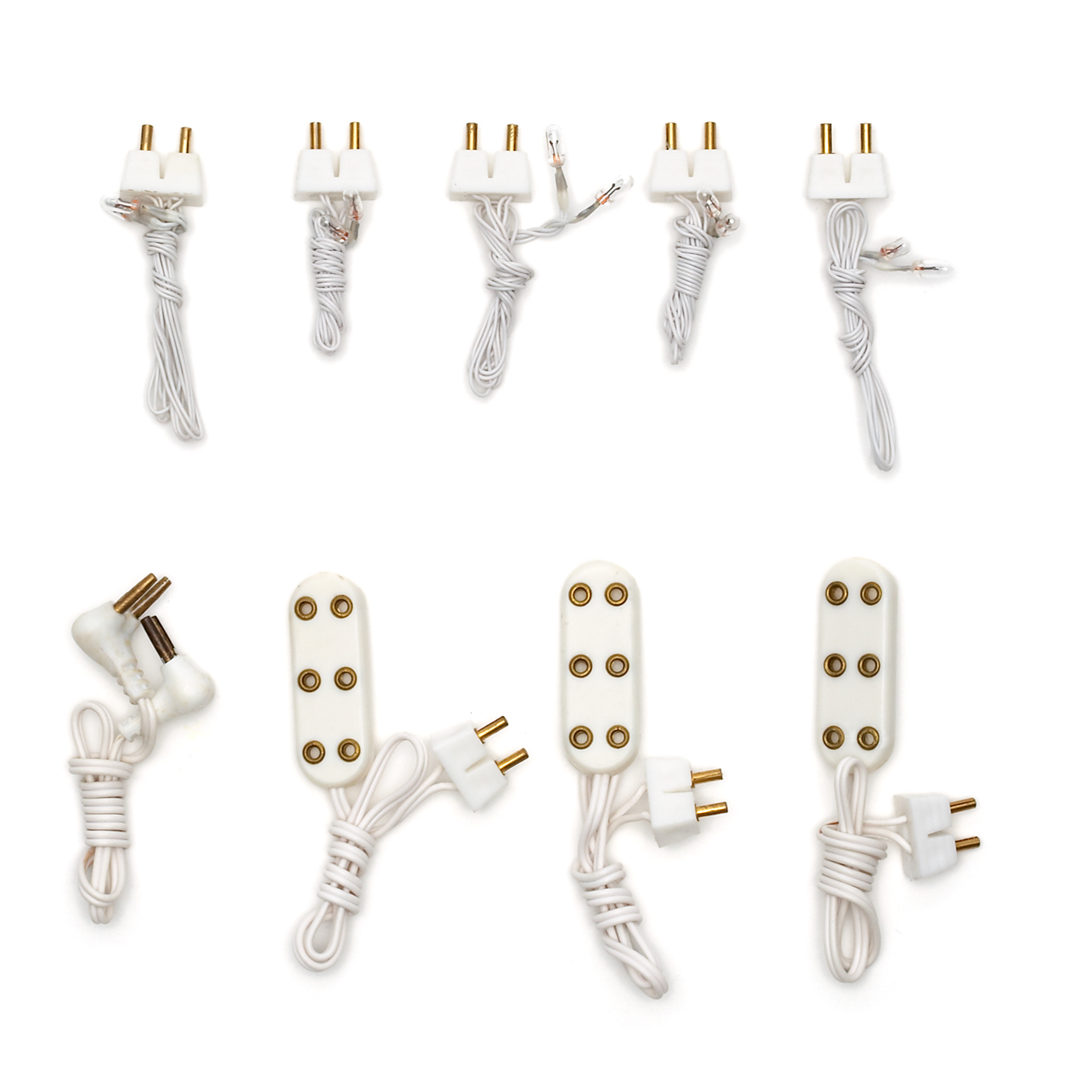 Outlet lundby dollhouse lighting plugs & sockets set plug-in