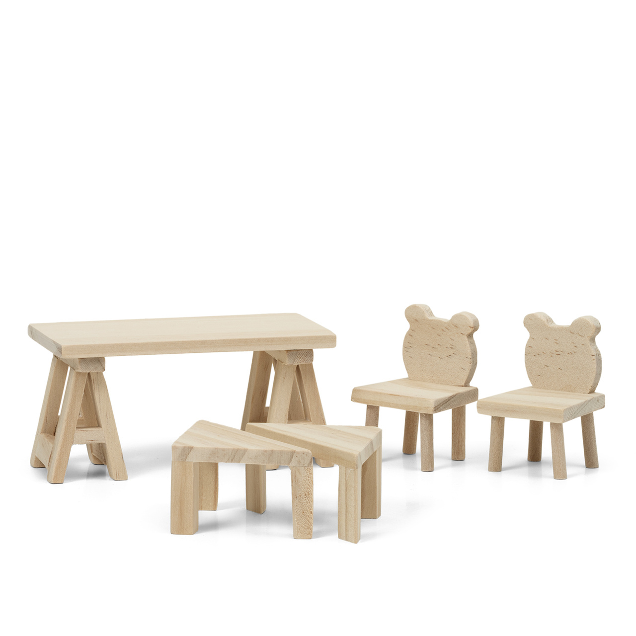 Dukkehusmøbler & tilbehør lundby dukkehusmøbler bord & stoler tre ren