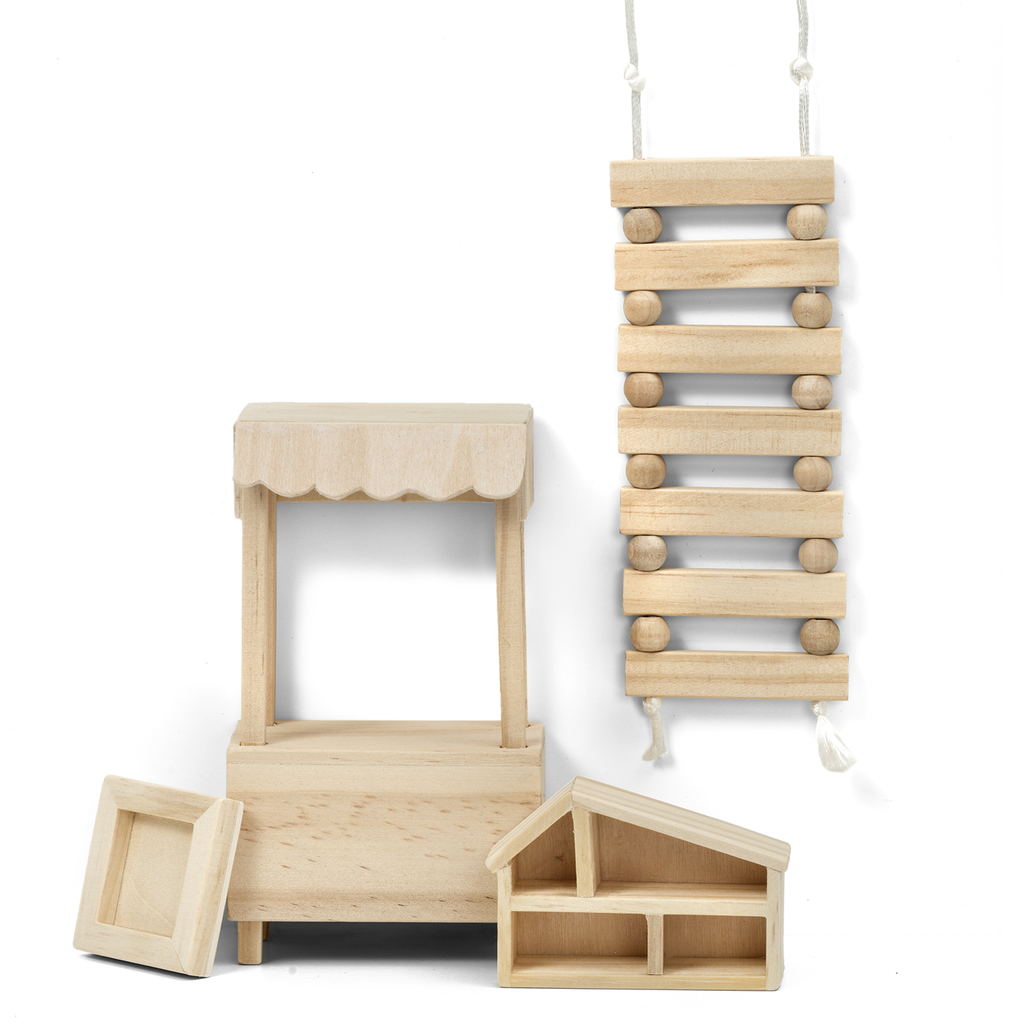 Doll house furniture & doll house accessories lundby dollhouse accessories play set natural wood