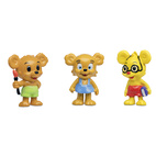 Legetøjsfigurer bamse figursæt bamsemaja, brum & teddy