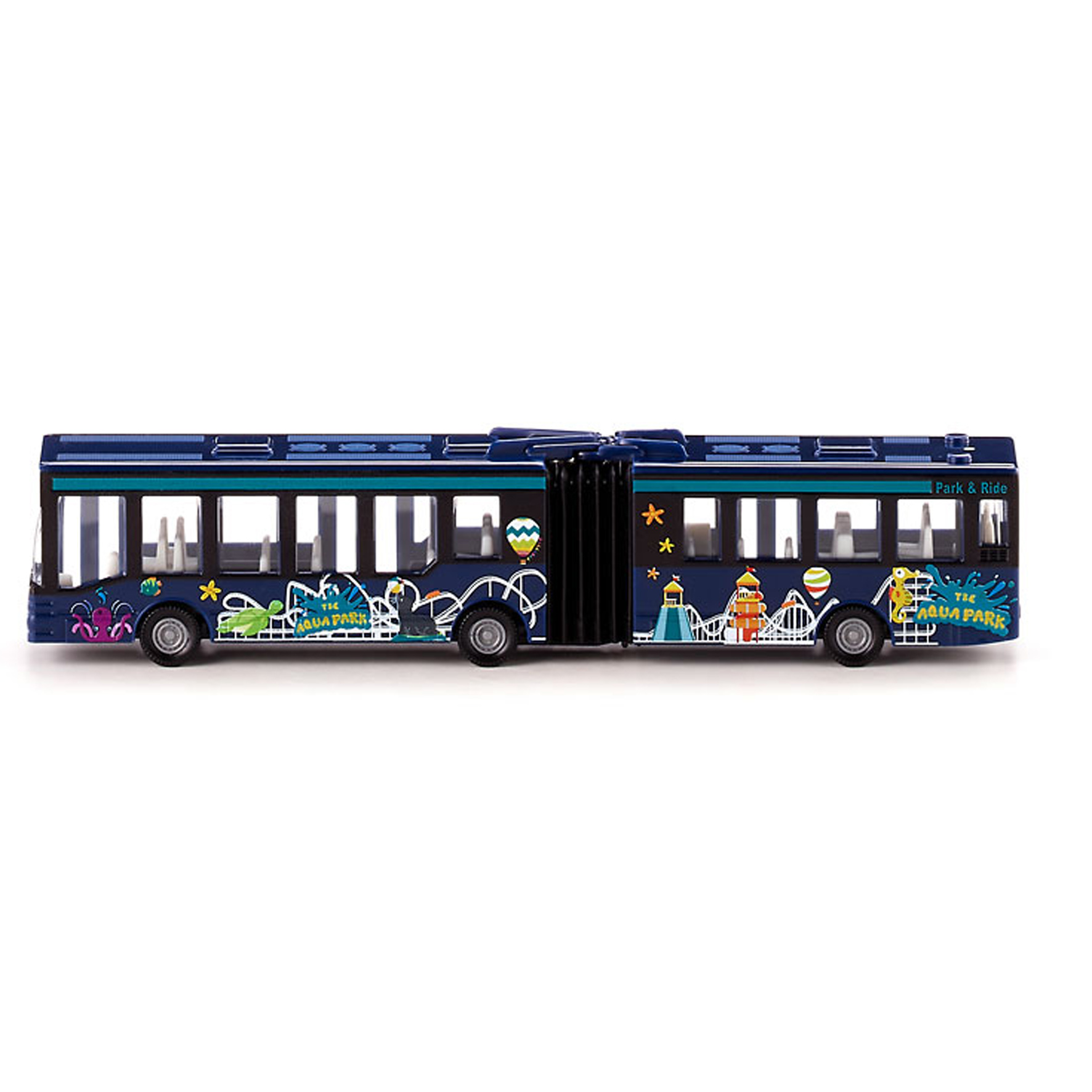 Toy buses & trains siku articulated bus