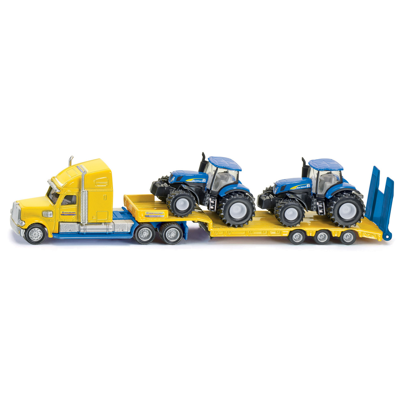 SIKU TRUCK WITH NEW HOLLAND TRACTOR 1:87
