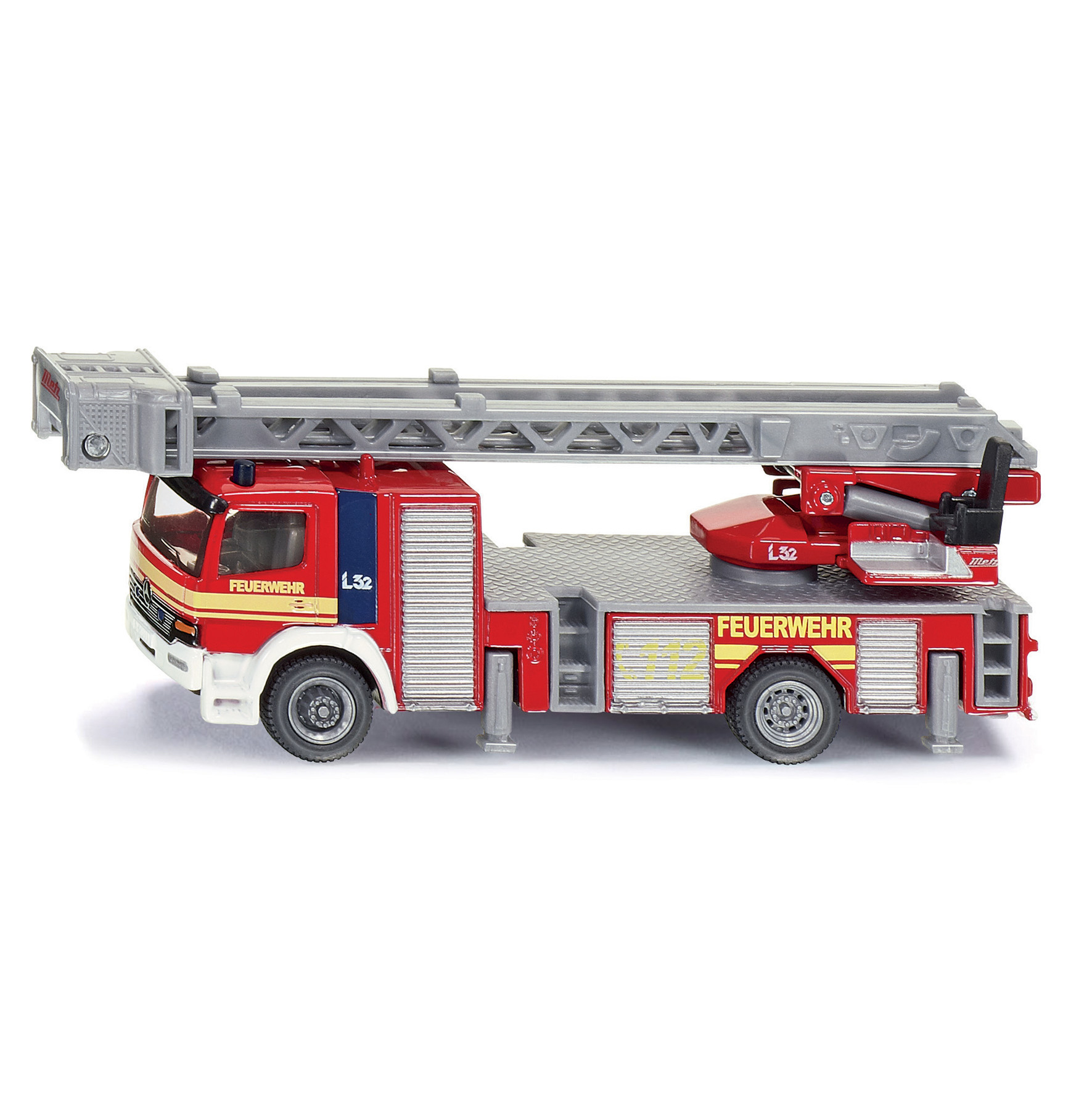 Toy cars siku fire truck with ladder 1:87