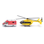 Outlet siku set, ambulans&helikopter 1:87