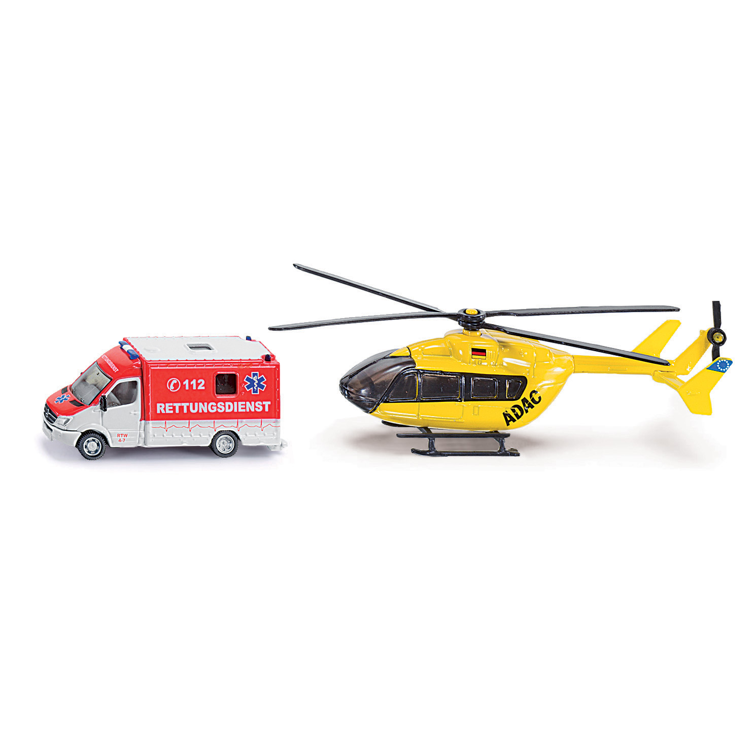 Outlet siku set, ambulans&helikopter 1:87