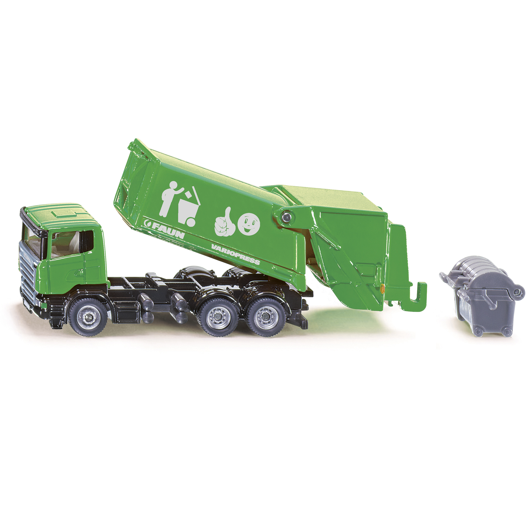 Toy trucks siku rubbish truck scania 1:87