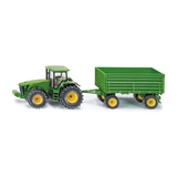 SIKU TRAKTOR JOHN DEERE MED ANHÆNGER 1:50