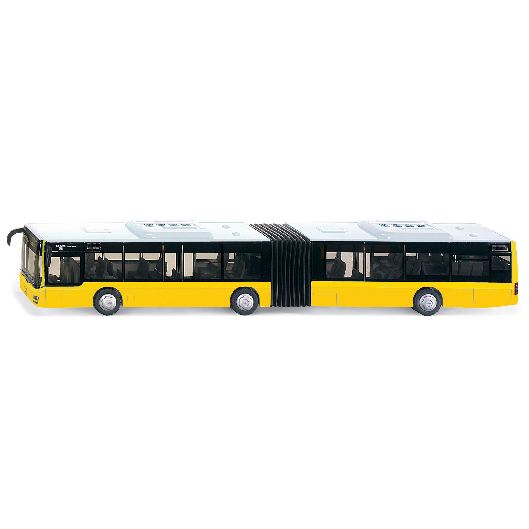 Toy buses & trains siku articulated bus 1:50