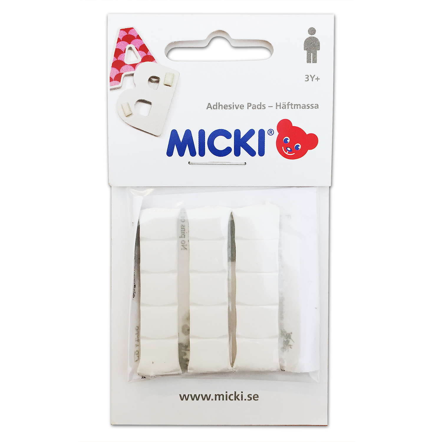Arts and Craft micki adhesive pads for decorative letters