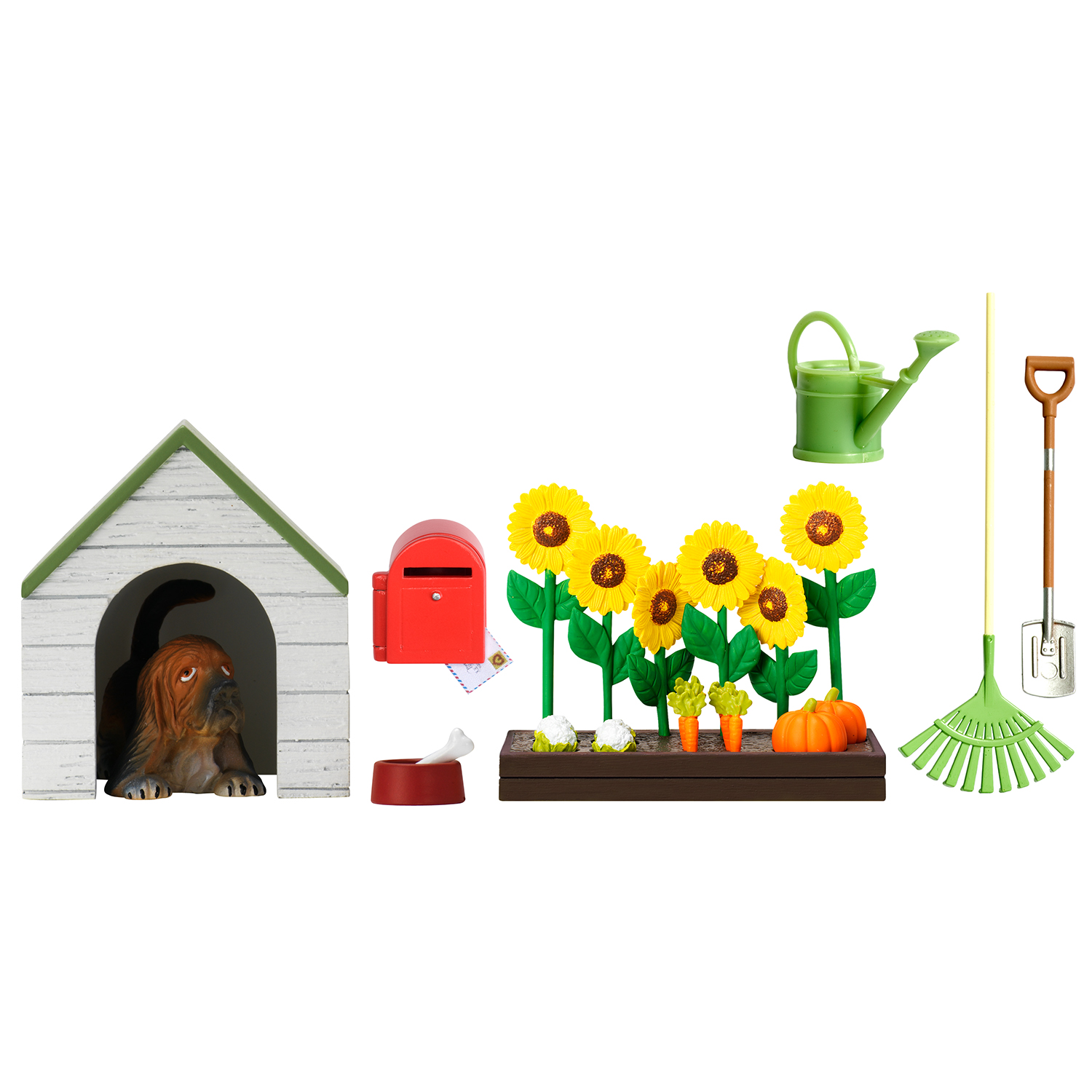 Lundby lundby dollhouse accessories garden set & doghouse