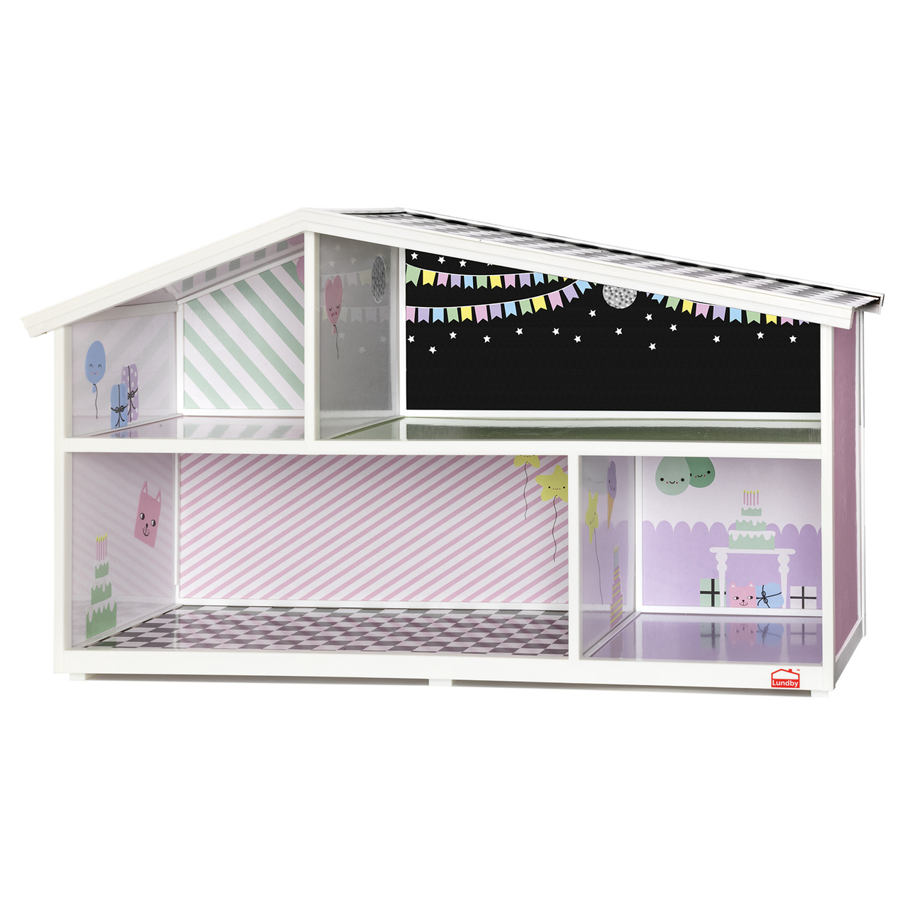 Doll house furniture & doll house accessories lundby wall set party