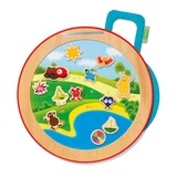 BABBLARNA MAGNETIC BOARD WITH CHARACTERS