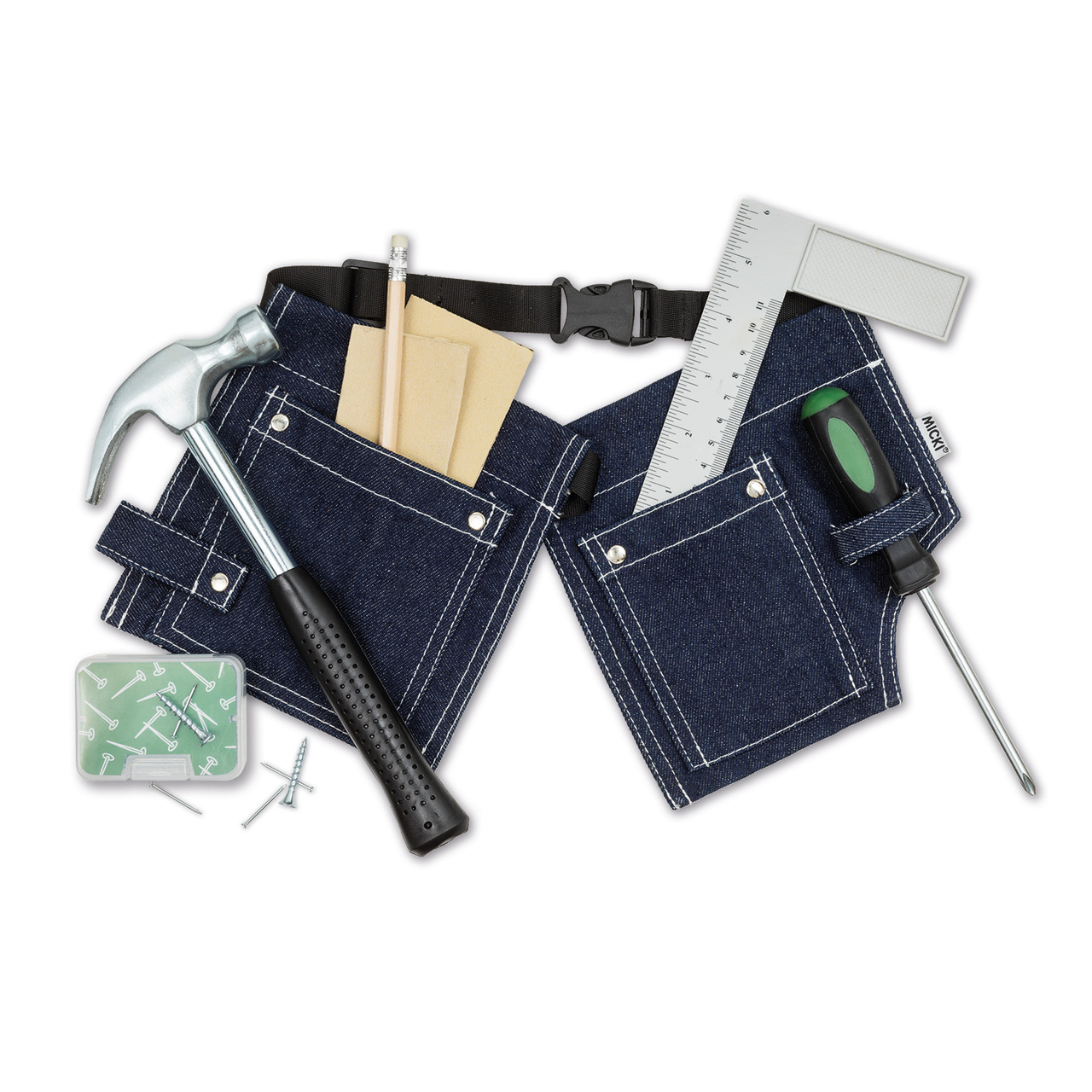 Kids’ costumes micki tool belt with real tools