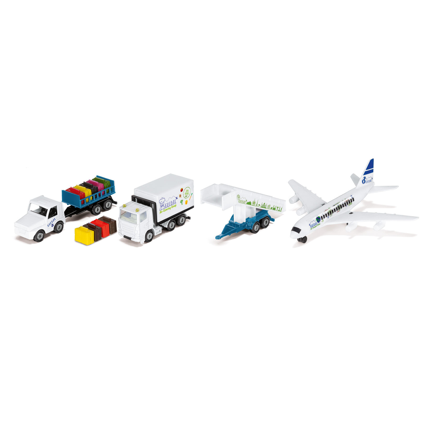 Toy planes & boats siku airport set