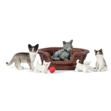 LUNDBY DOLLHOUSE ANIMALS CAT SET