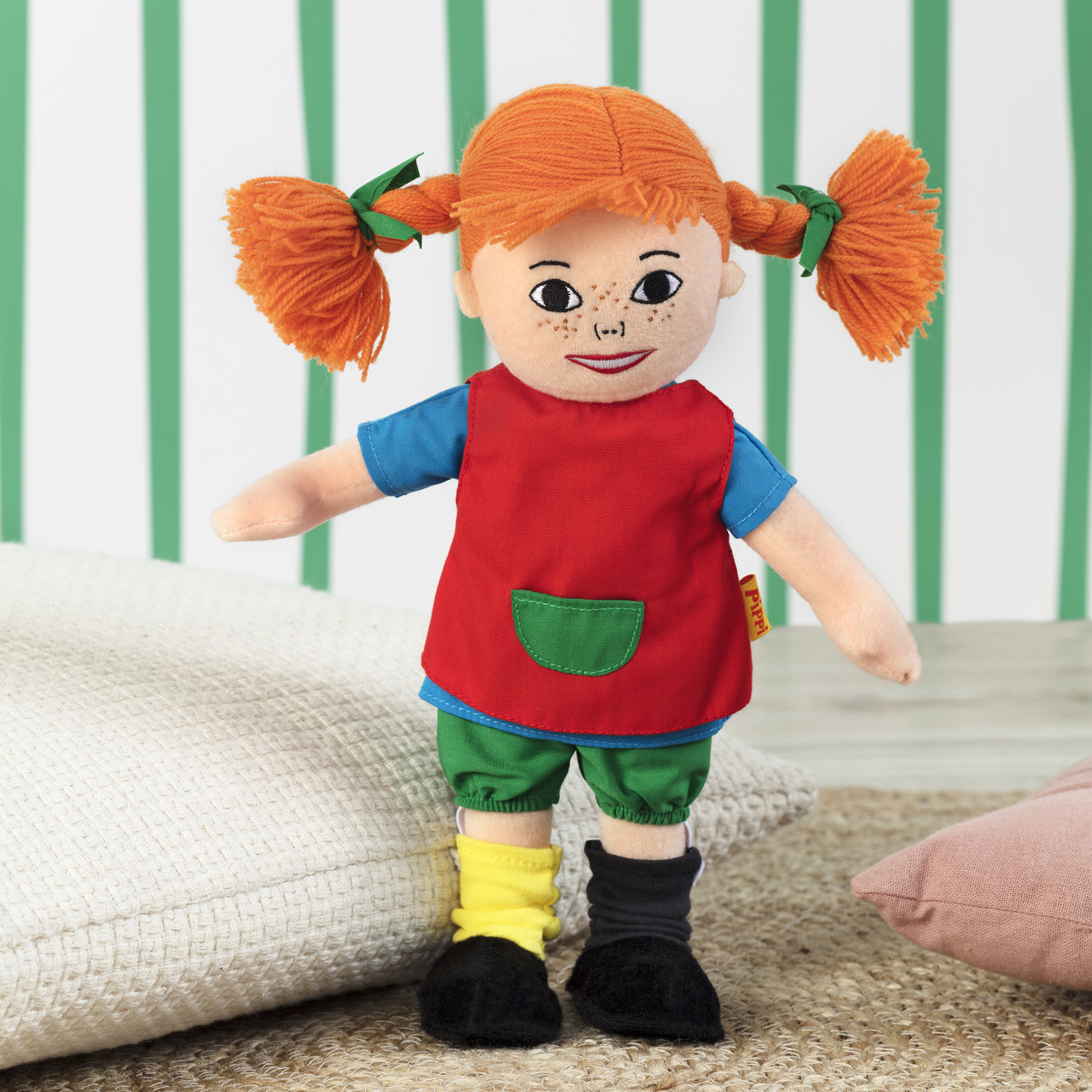 Dolls pippi fabric doll pippi 30 cm