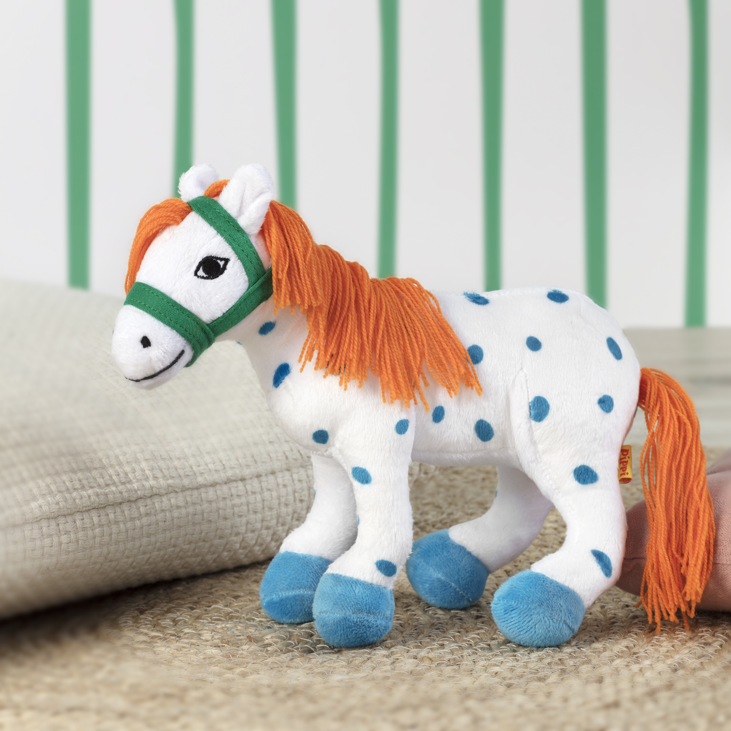 Soft dolls pippi cuddly toy the horse 22 cm