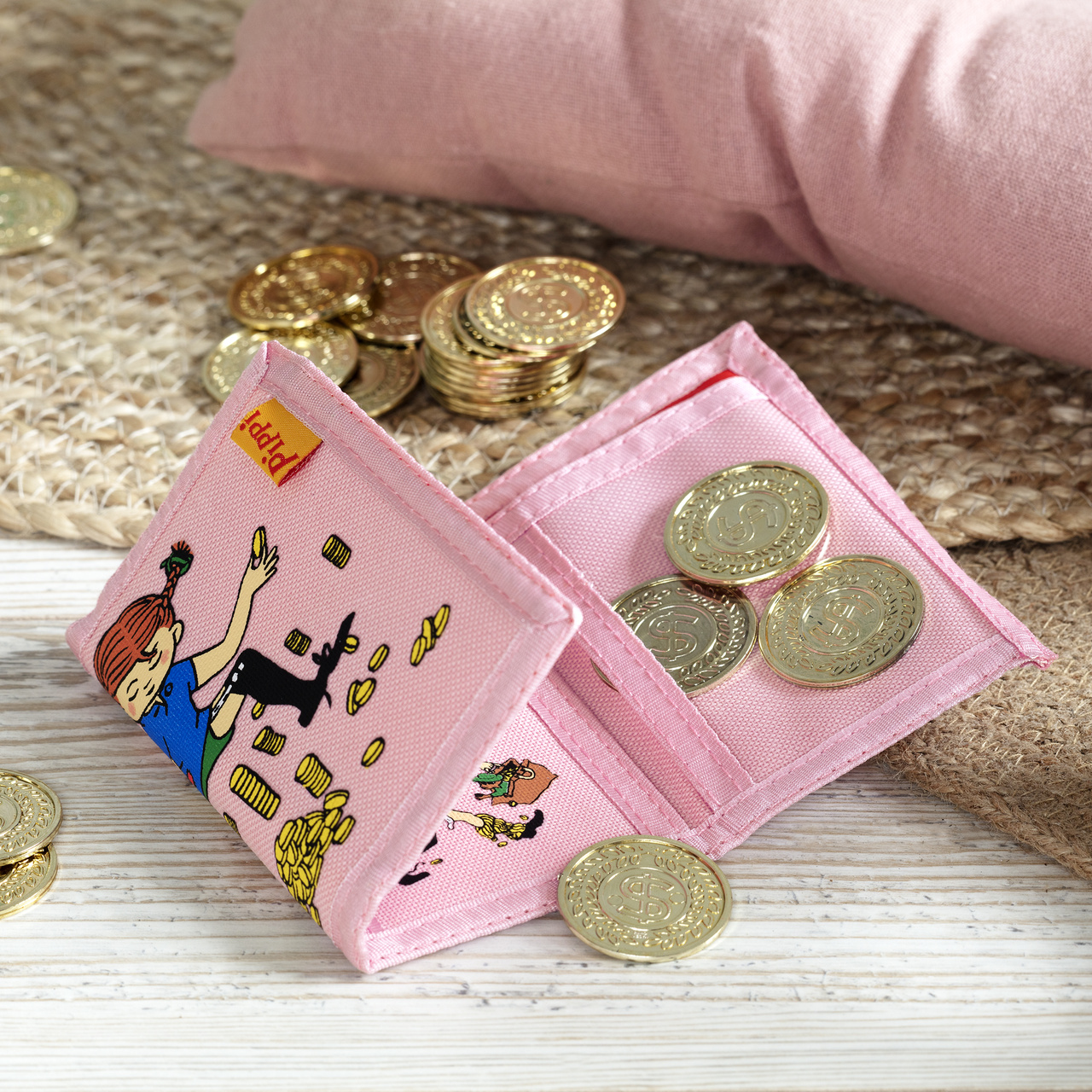 Barnevesker og tilbehør pippi barnevesker lommebok rosa