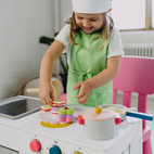 Spielzeugküche & Küchenspiel micki kuchenform mit spielzeugbackwerk