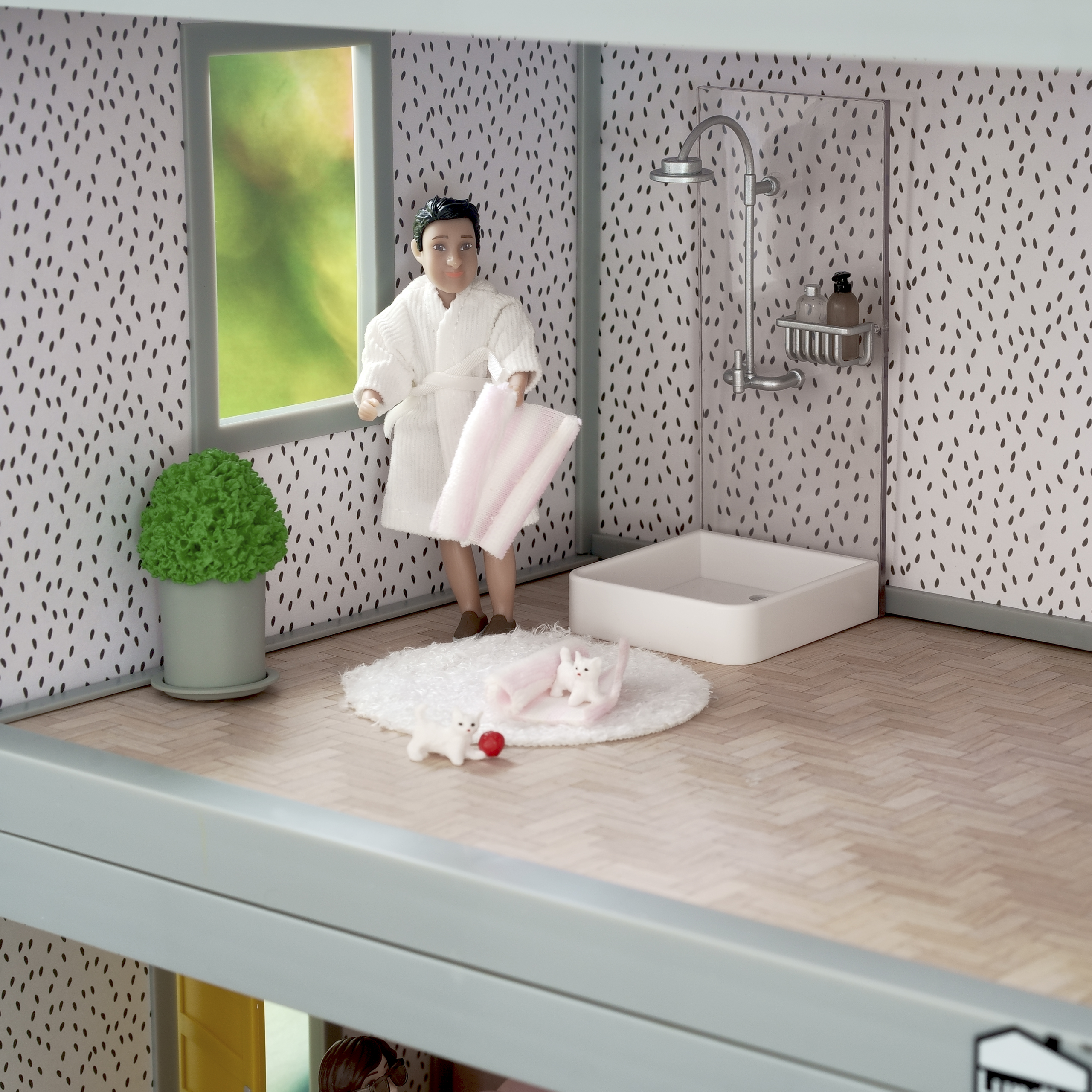 Lundby lundby dollhouse furniture shower set