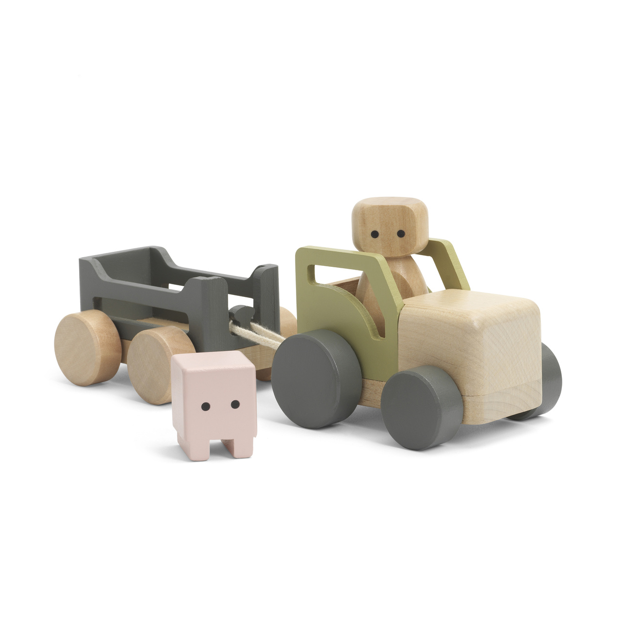 Lekefigurer micki traktorsett bondegård