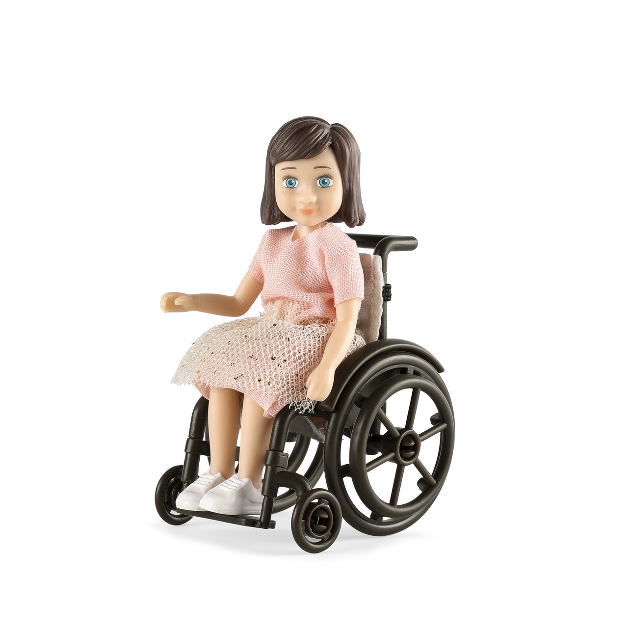 Dollhouse dolls & animals	 lundby	dollshouse doll with wheelchair