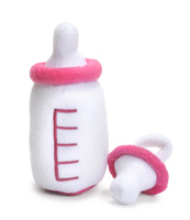 Rubens Barn Doll Accessories Pink Bottle & Dummy Baby
