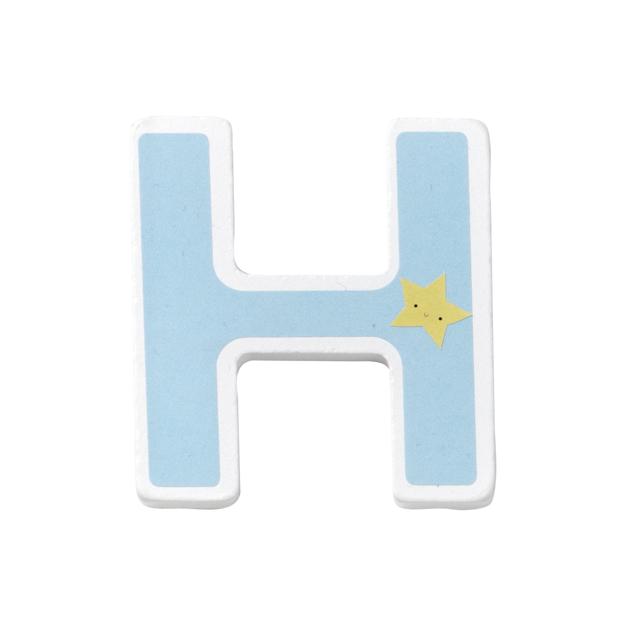 Micki micki h - bokstav & stickers med olika mönster