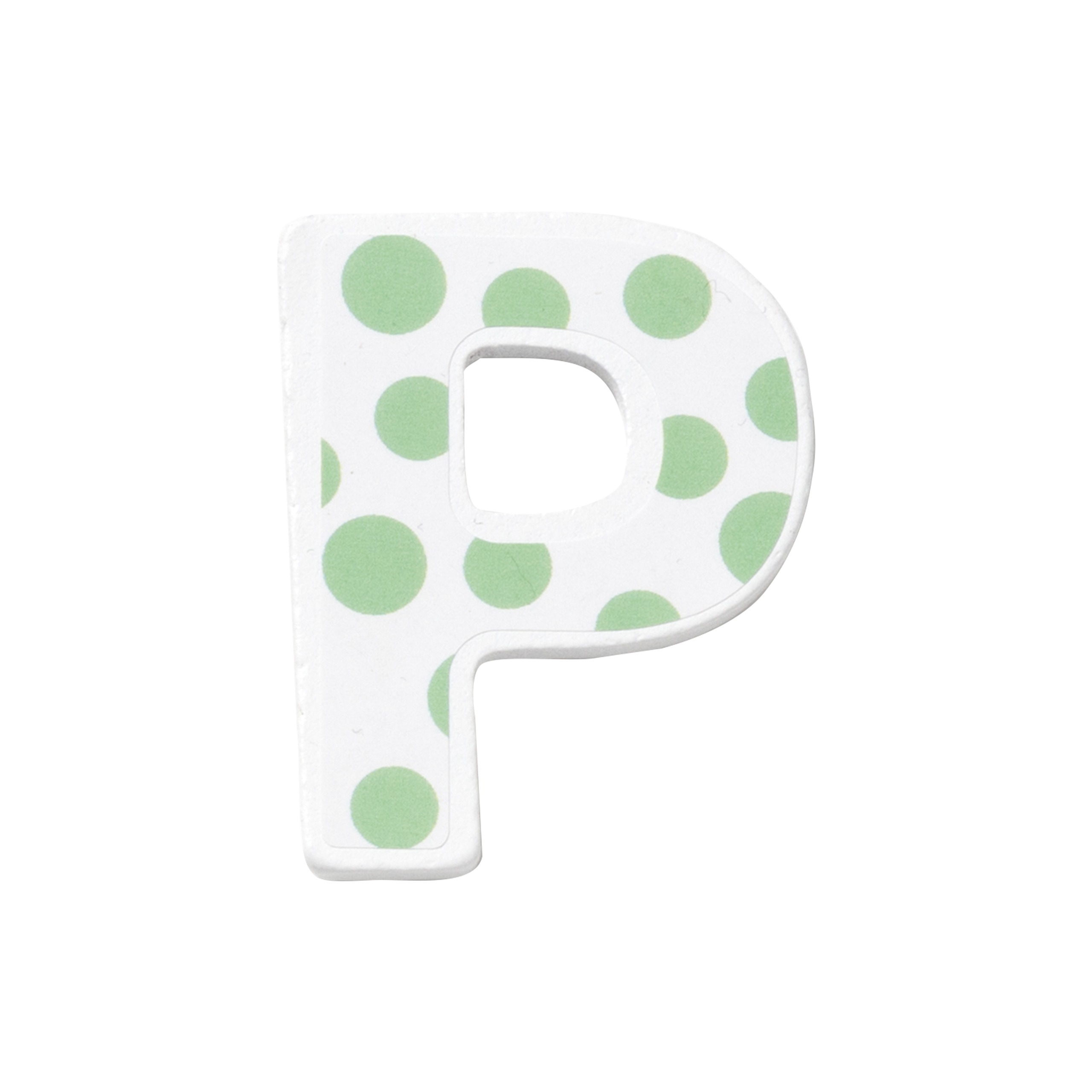Pyssel micki p - bokstav & stickers med olika mönster