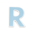 Bokstaver og tall micki r - bokstav & klistremerker med ulike mønstre
