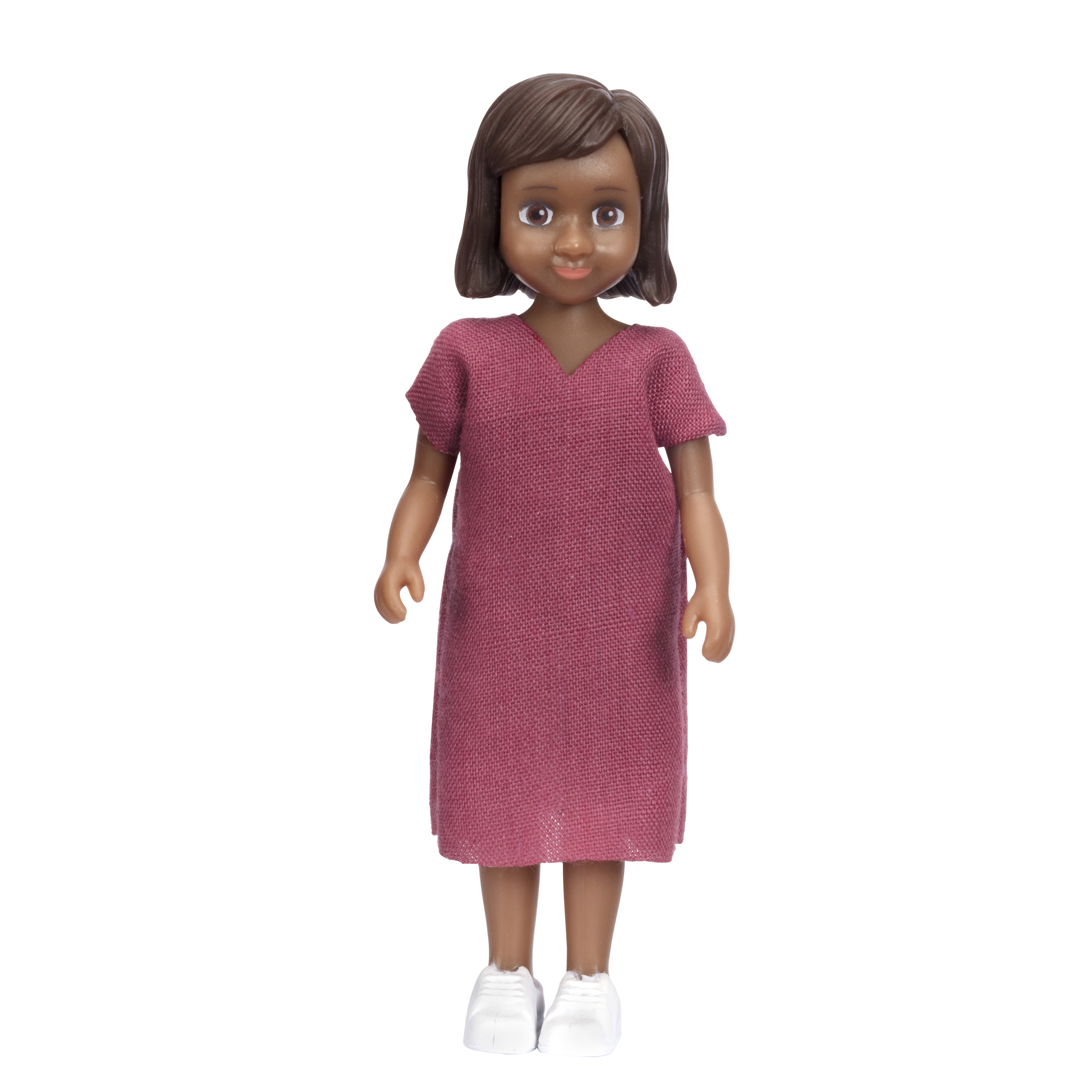 Dark-skinned dolls lundby dollhouse doll nikki girl
