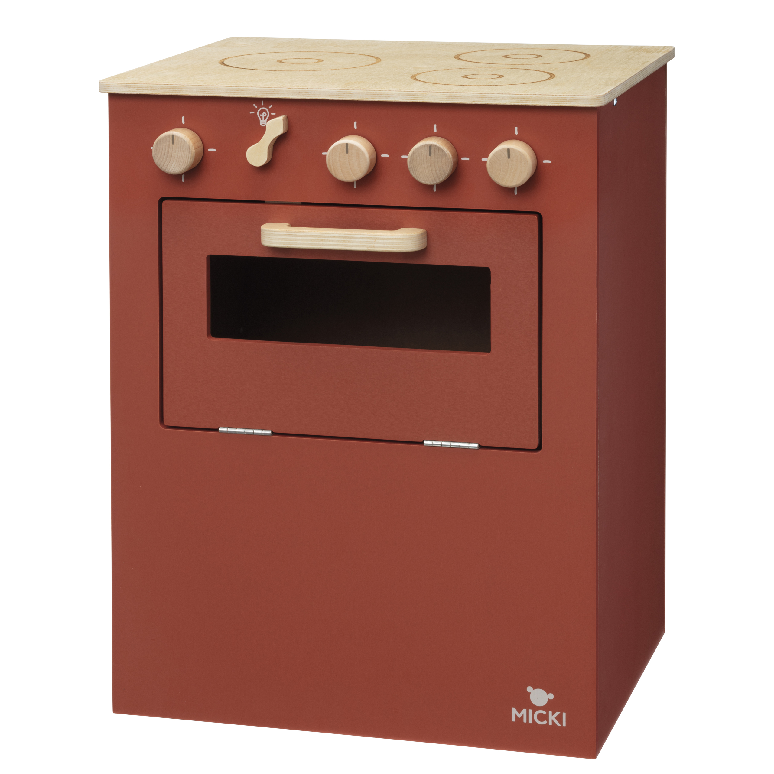 Play kitchens & toy kitchens micki toy stove red premium