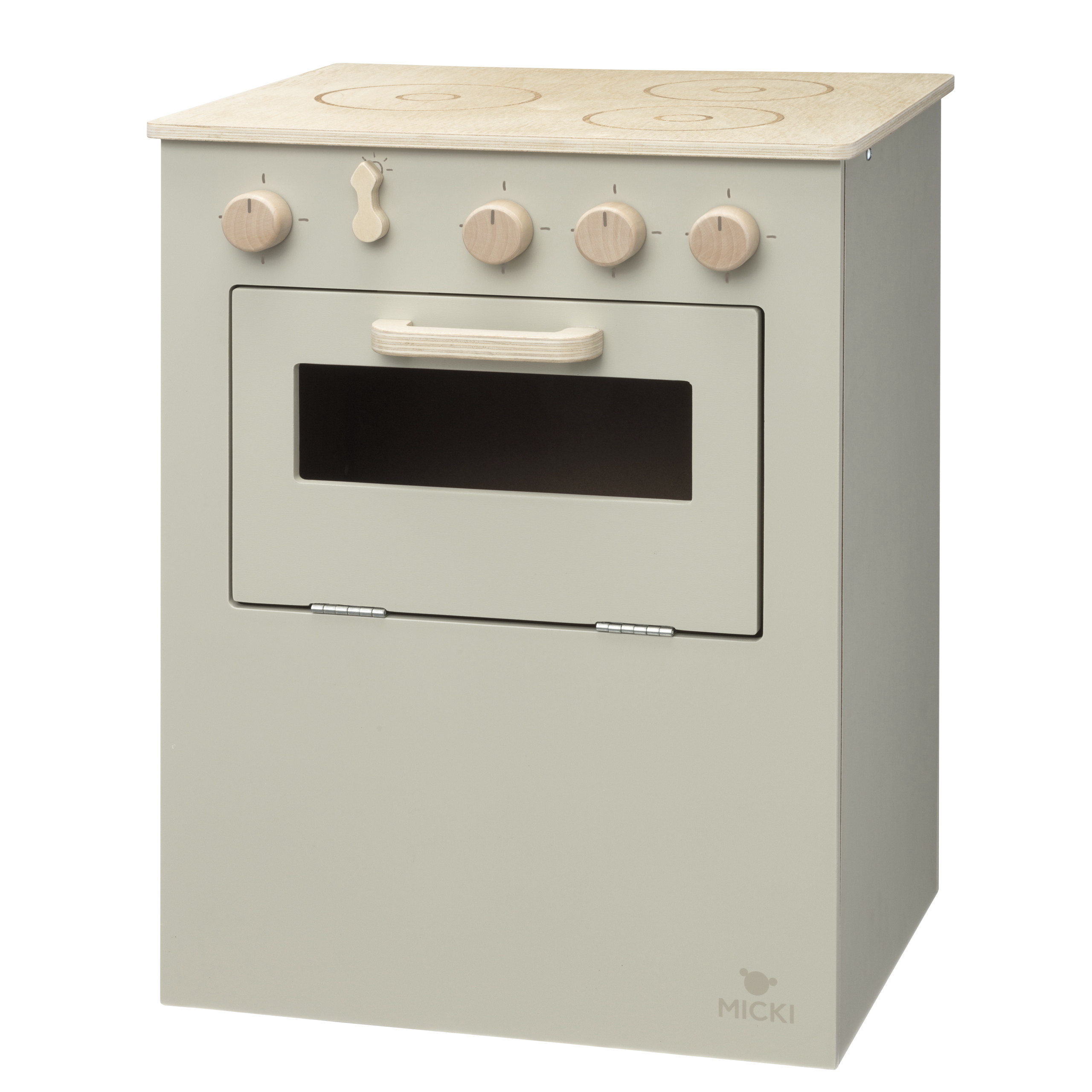 Play kitchens & toy kitchens micki toy stove beige premium
