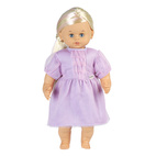 Doll clothes skrållan doll clothes party dress purple 45 cm