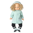 Doll clothes skrållan doll clothes raincoat and hat 36-40 cm