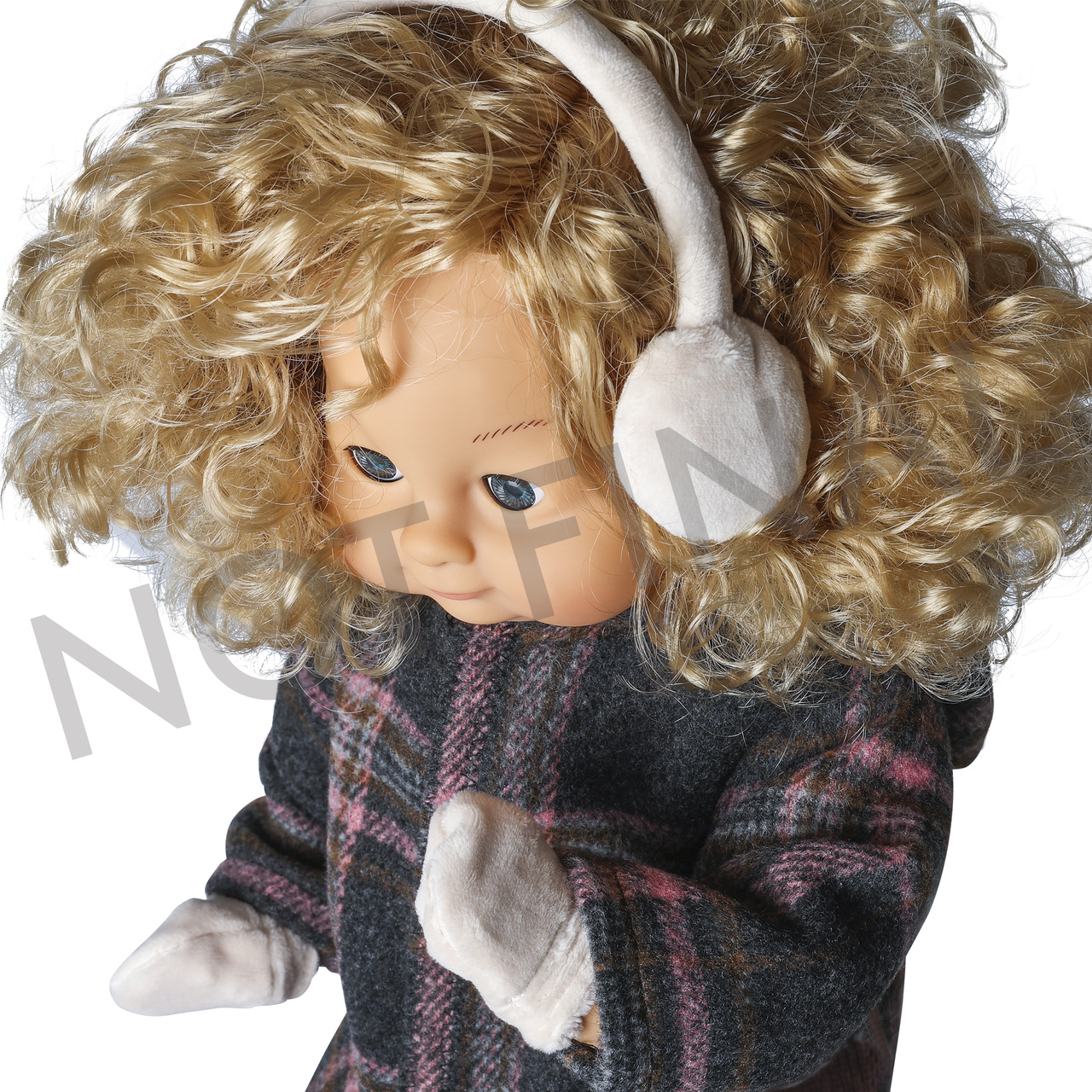Dukkeklær skrållan dukkeklær öronmuffar & vantar  36 - 40 cm