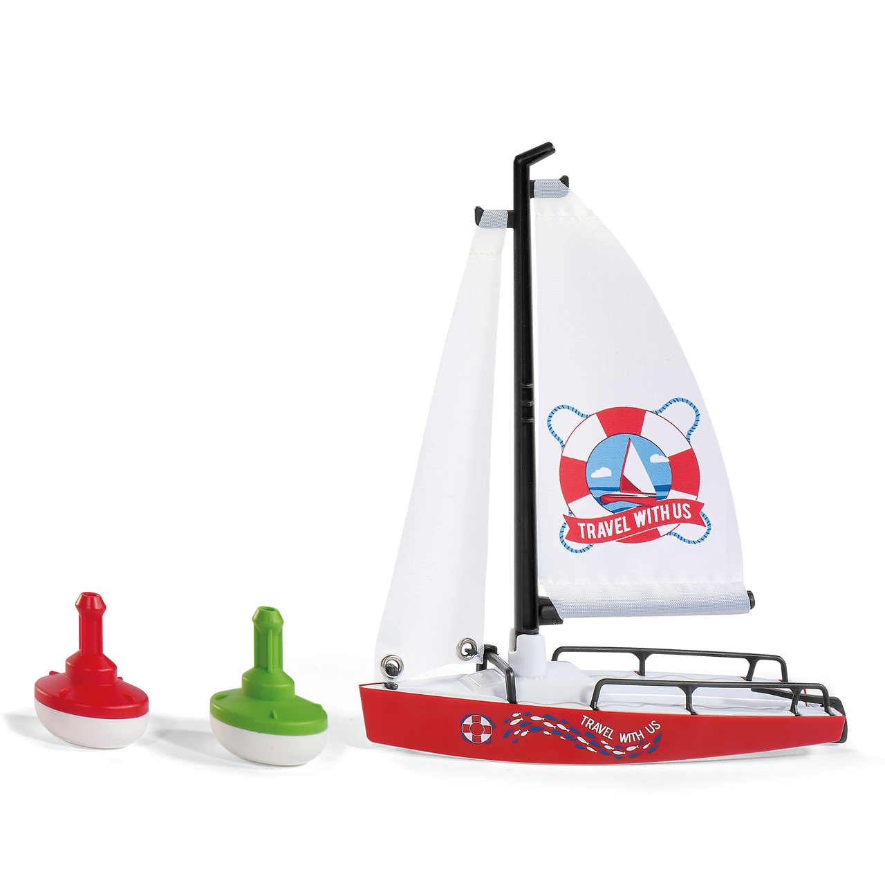 SAILING BOAT WITH BUOYS