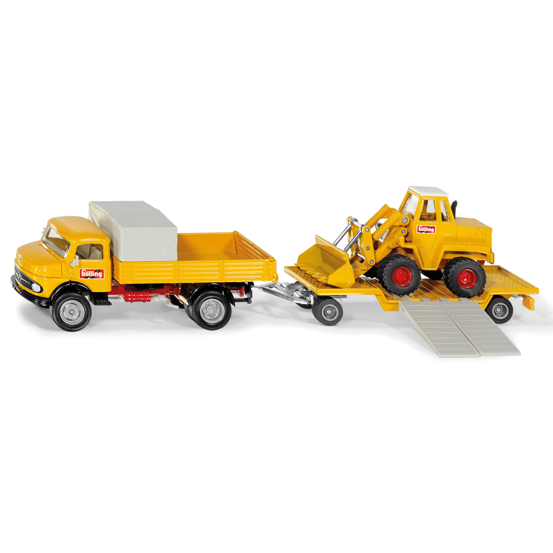 Toy trucks siku wheel loader mercedes benz 1:50