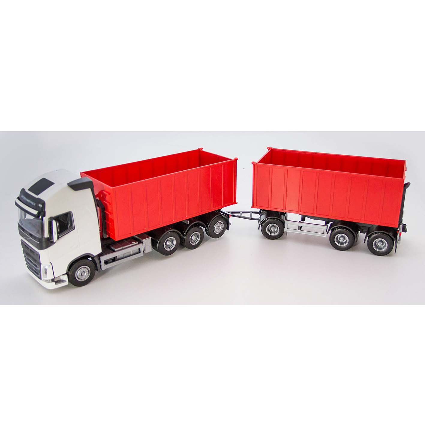 Emek emek toy car hook-lift truck&trailer 1:25