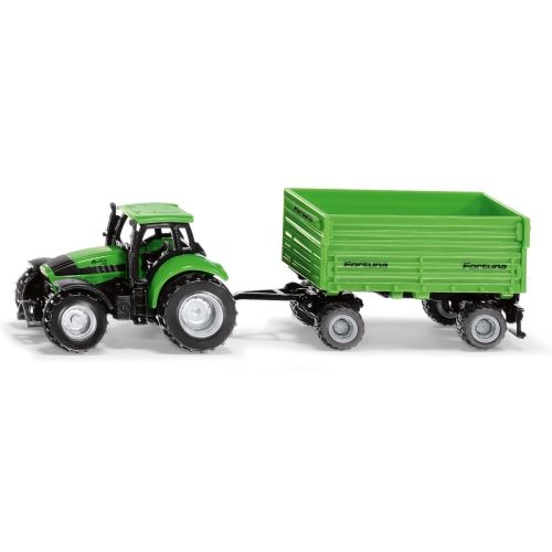 Traktorer & Lantbruksfordon siku deutz-fahr with trailer