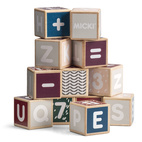 Baby toys micki decorative letter blocks 36 pieces