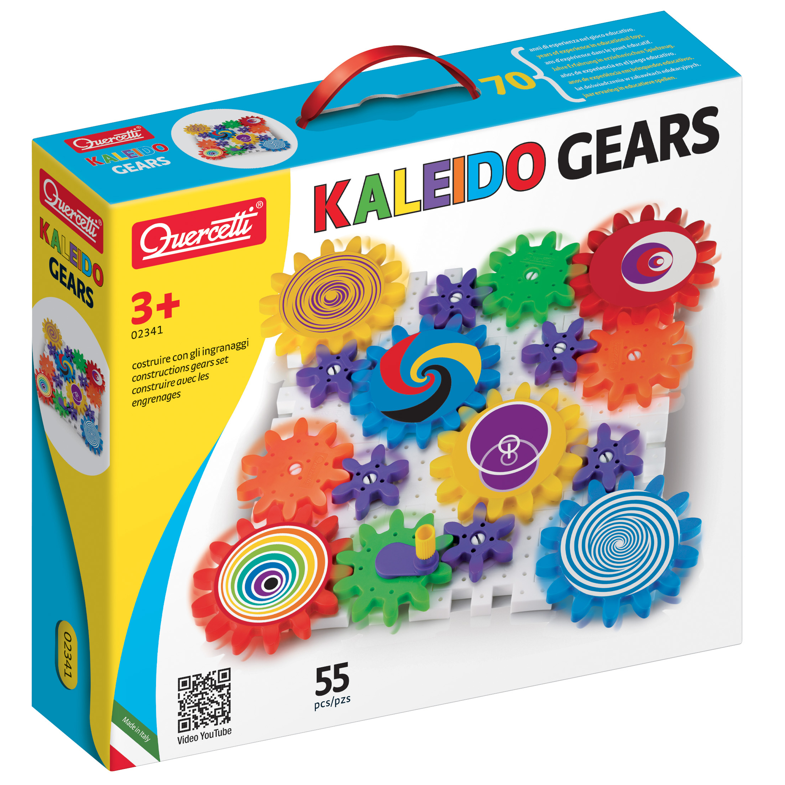 Konstruktionsspielzeug quercetti game georello gears kaleido