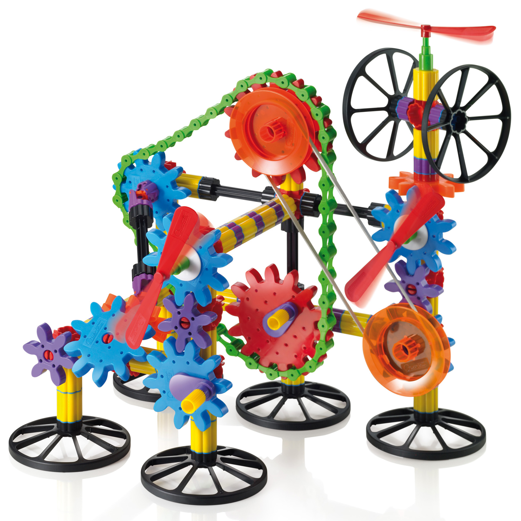 Construction toys quercetti georello gears tech