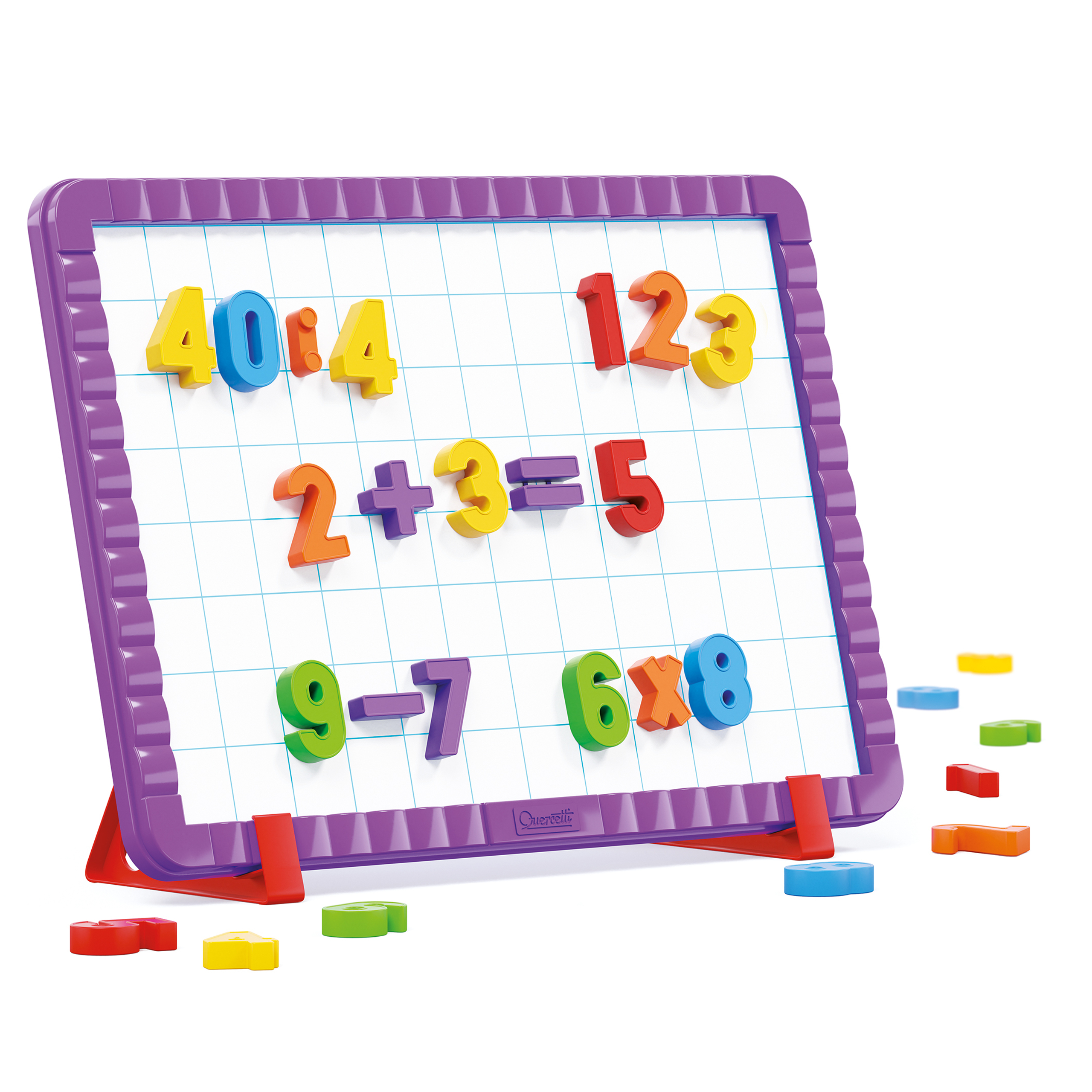 Letters & numbers quercetti magnetic board numbers
