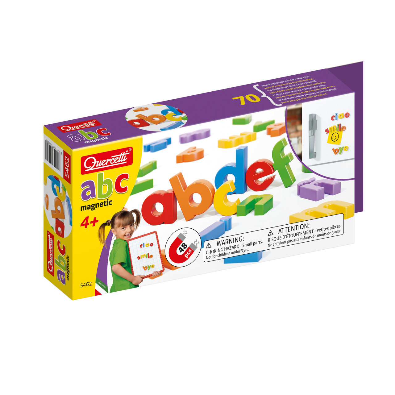 Letters & numbers quercetti magnetic letters