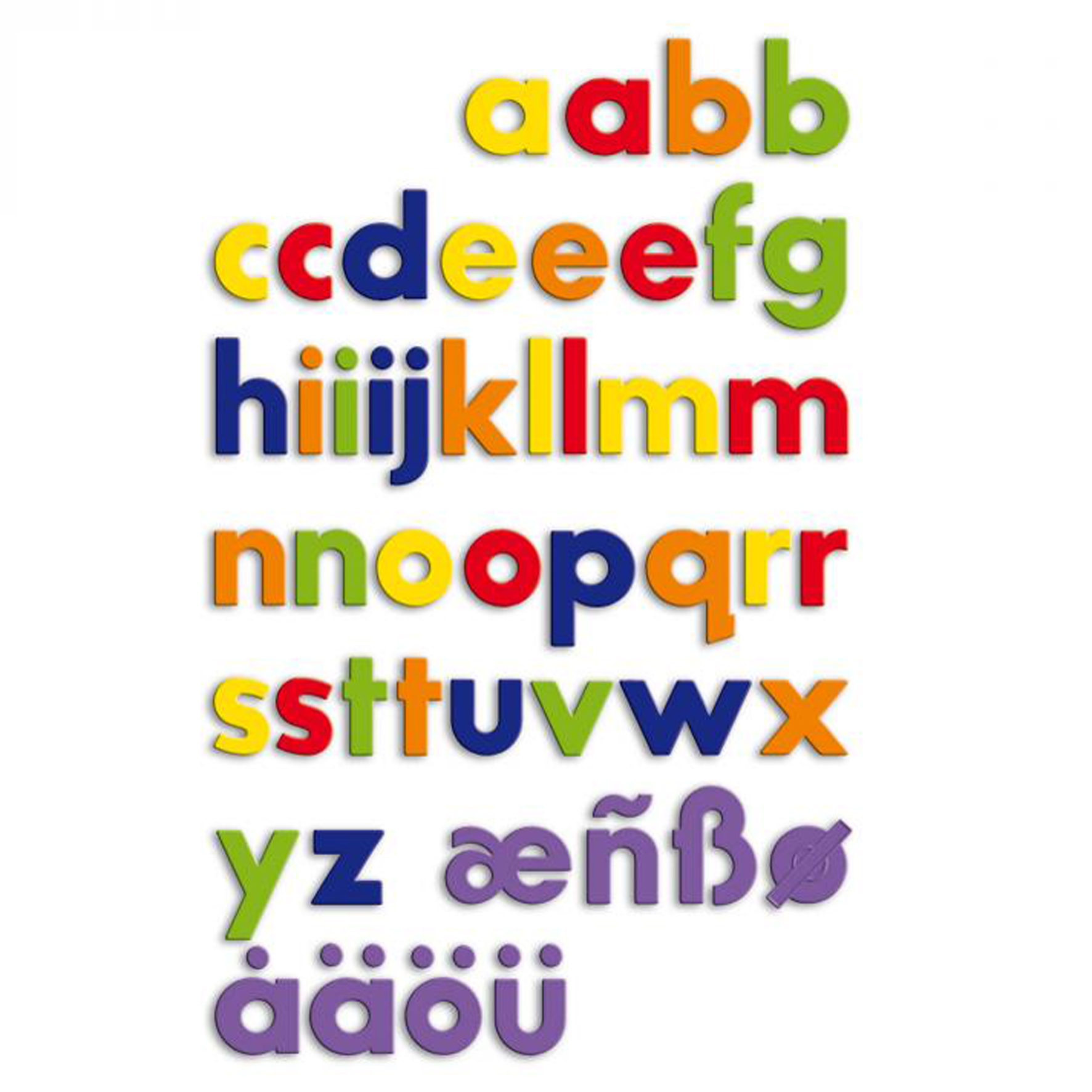 Letters & numbers quercetti magnetic letters