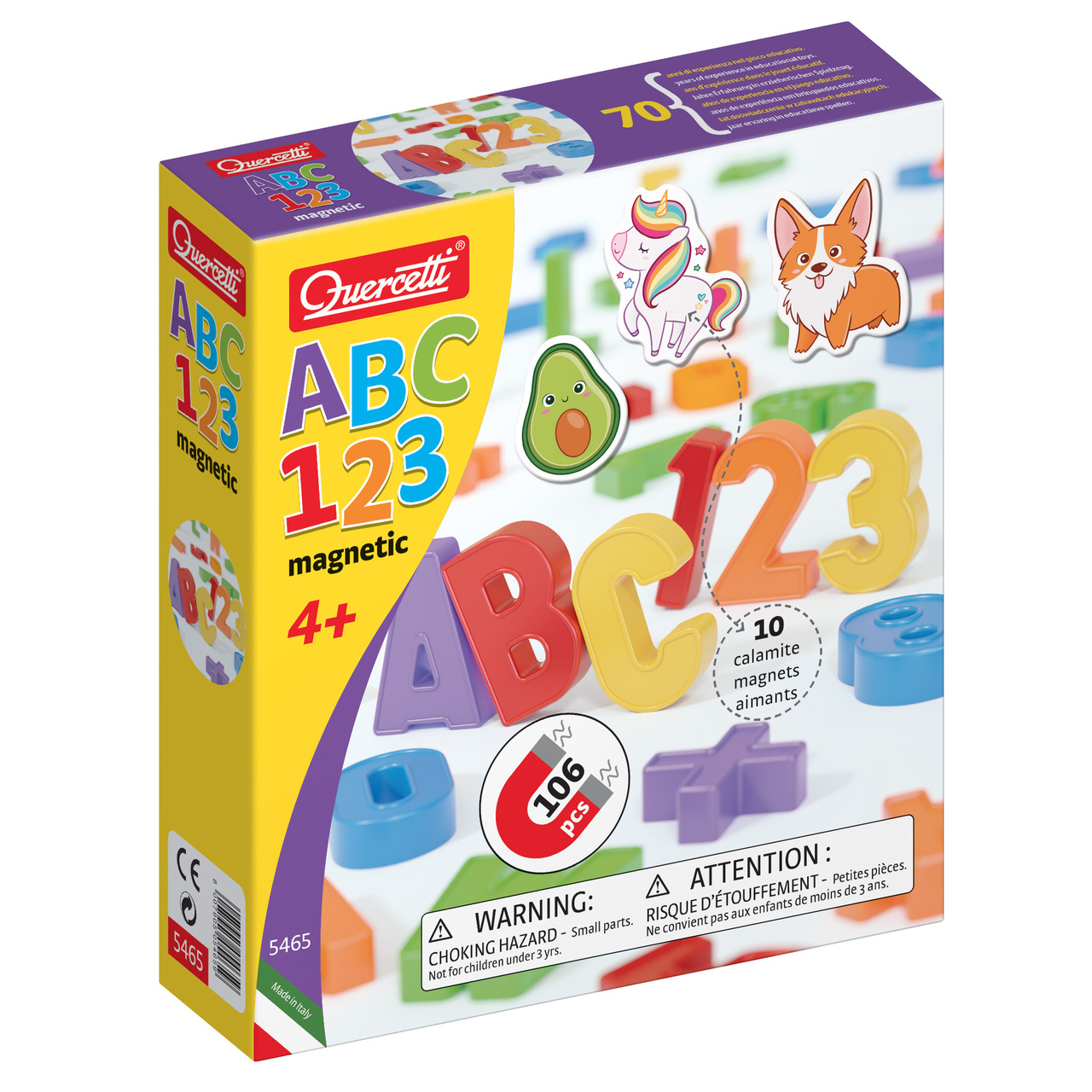 Aakkoset & numerot quercetti  magnetic numbers and letters